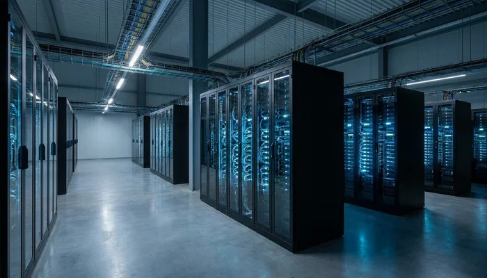 Servidores de alta performance em um data center moderno